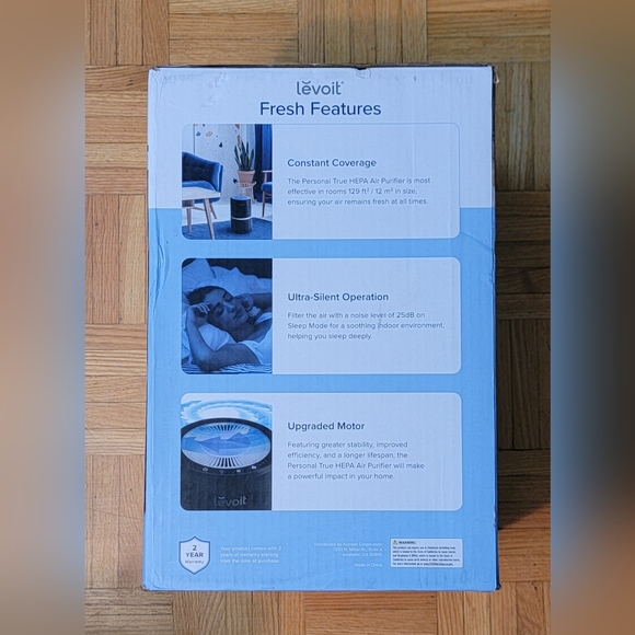 LEVOIT Air Purifier for Home Smokers Allergies and Pets Hair, True HEPA Filter - Picture 11 of 14